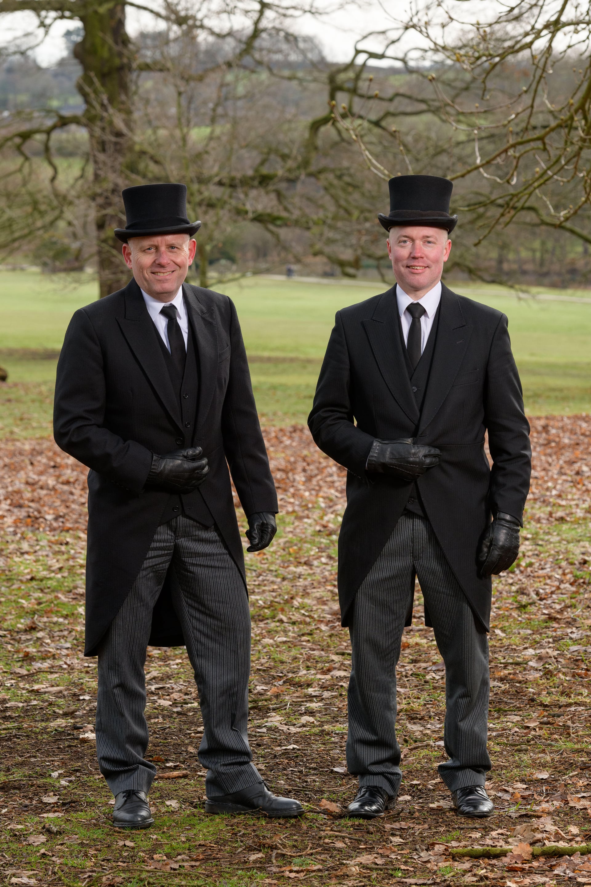 Image of Mark Williams and Kevin Day, Funeral Directors for the T F Morritt team
